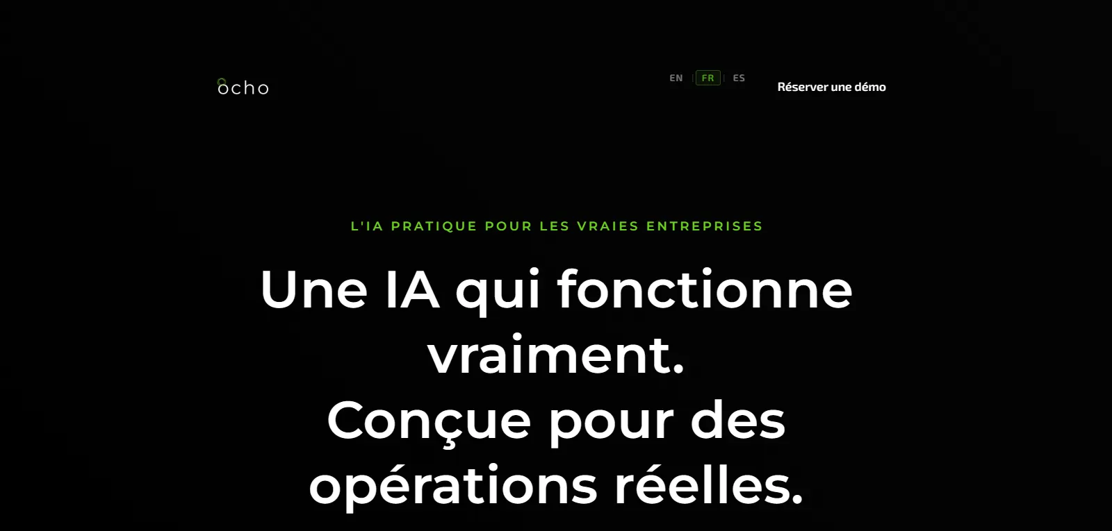 Capture d'écran de 8cho.ai