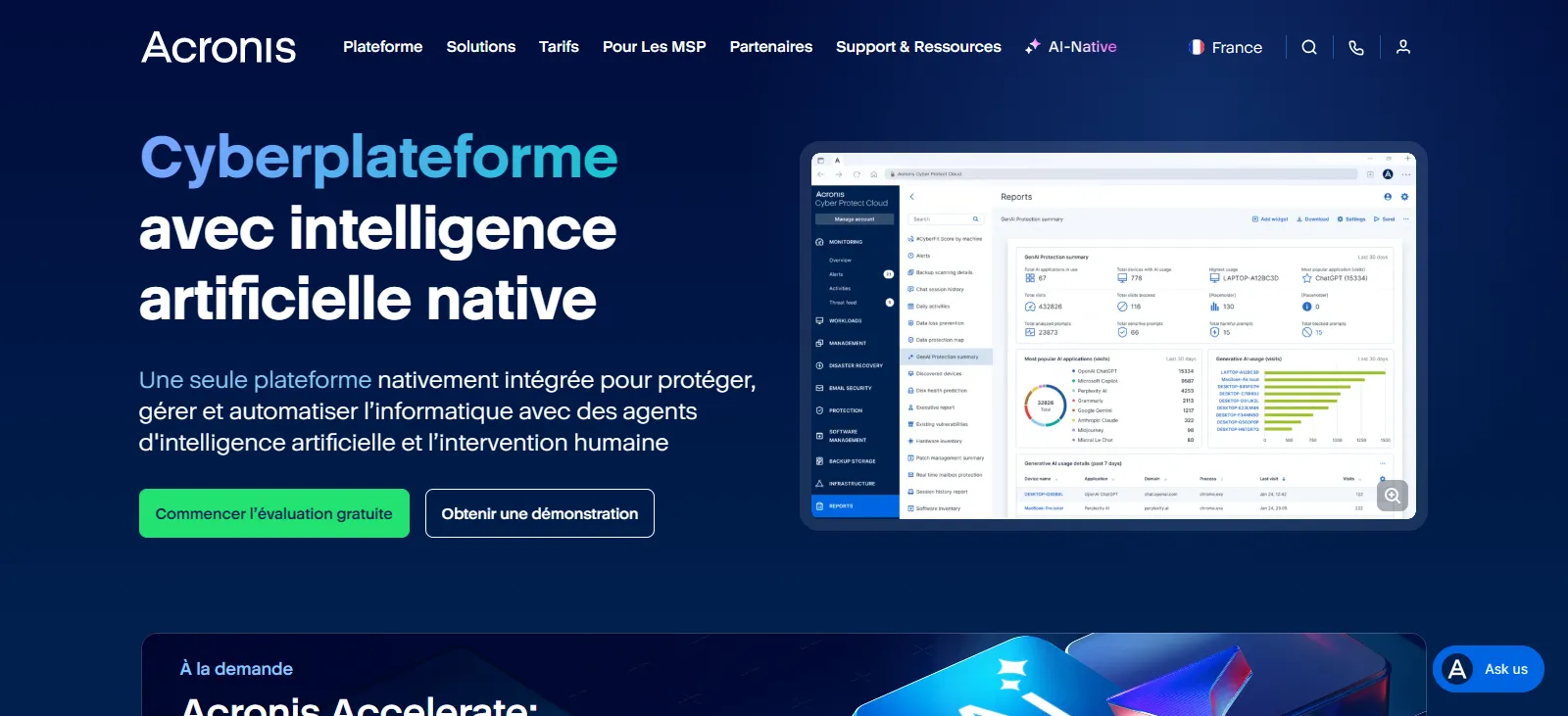 Capture d'écran de Acronis