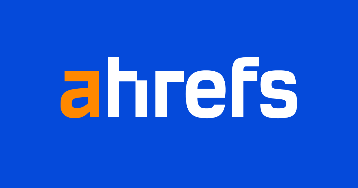 Logo de Ahrefs