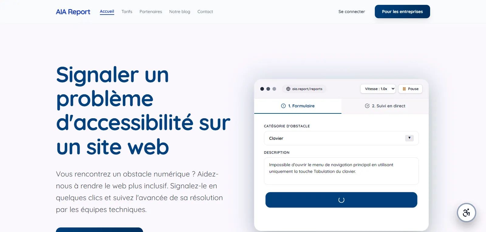 Capture d'écran de AIA Report