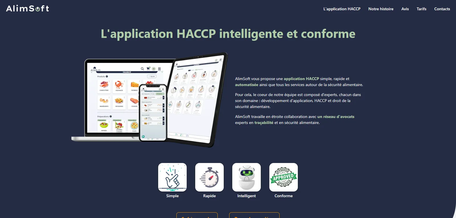 Capture d'écran de AlimSoft