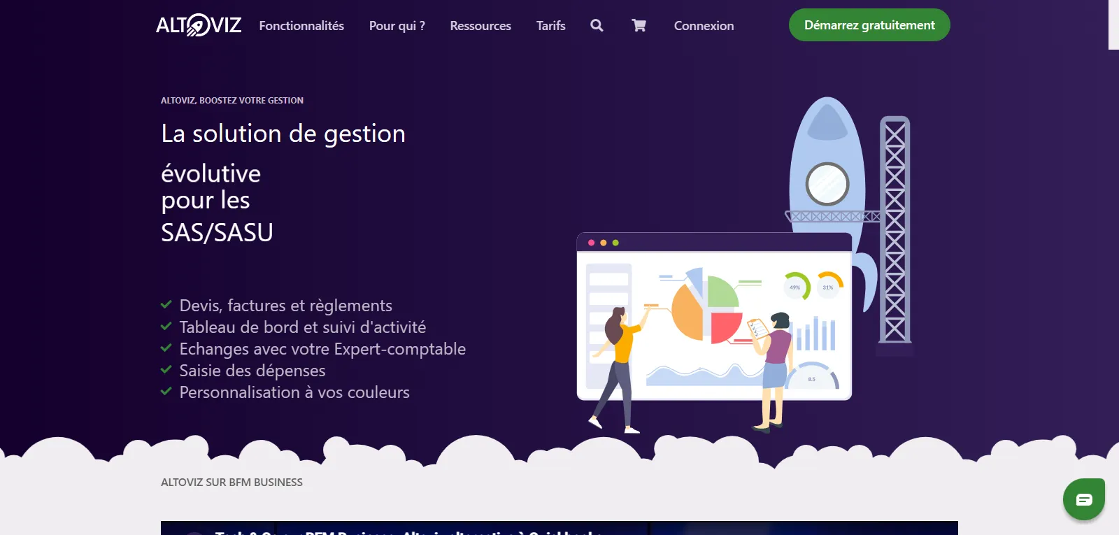Capture d'écran de Altoviz