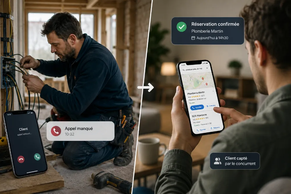 Un appel sans réponse peut devenir un client perdu