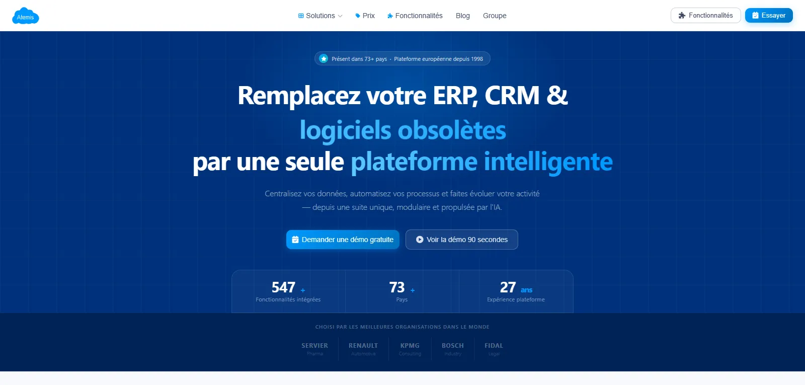 Capture d'écran de AtemisCloud