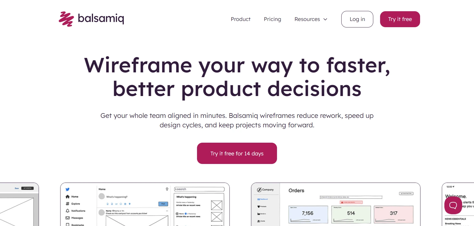 Screenshot de Balsamiq