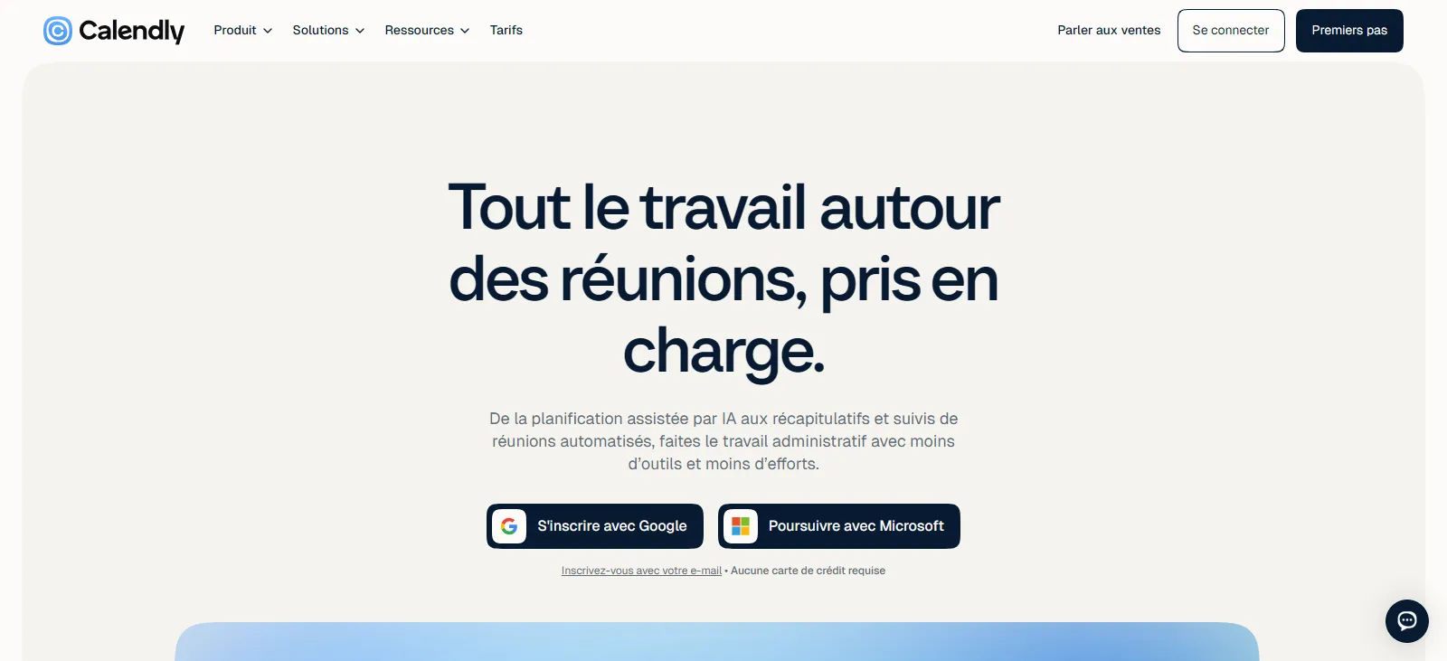 Capture d'écran de Calendly
