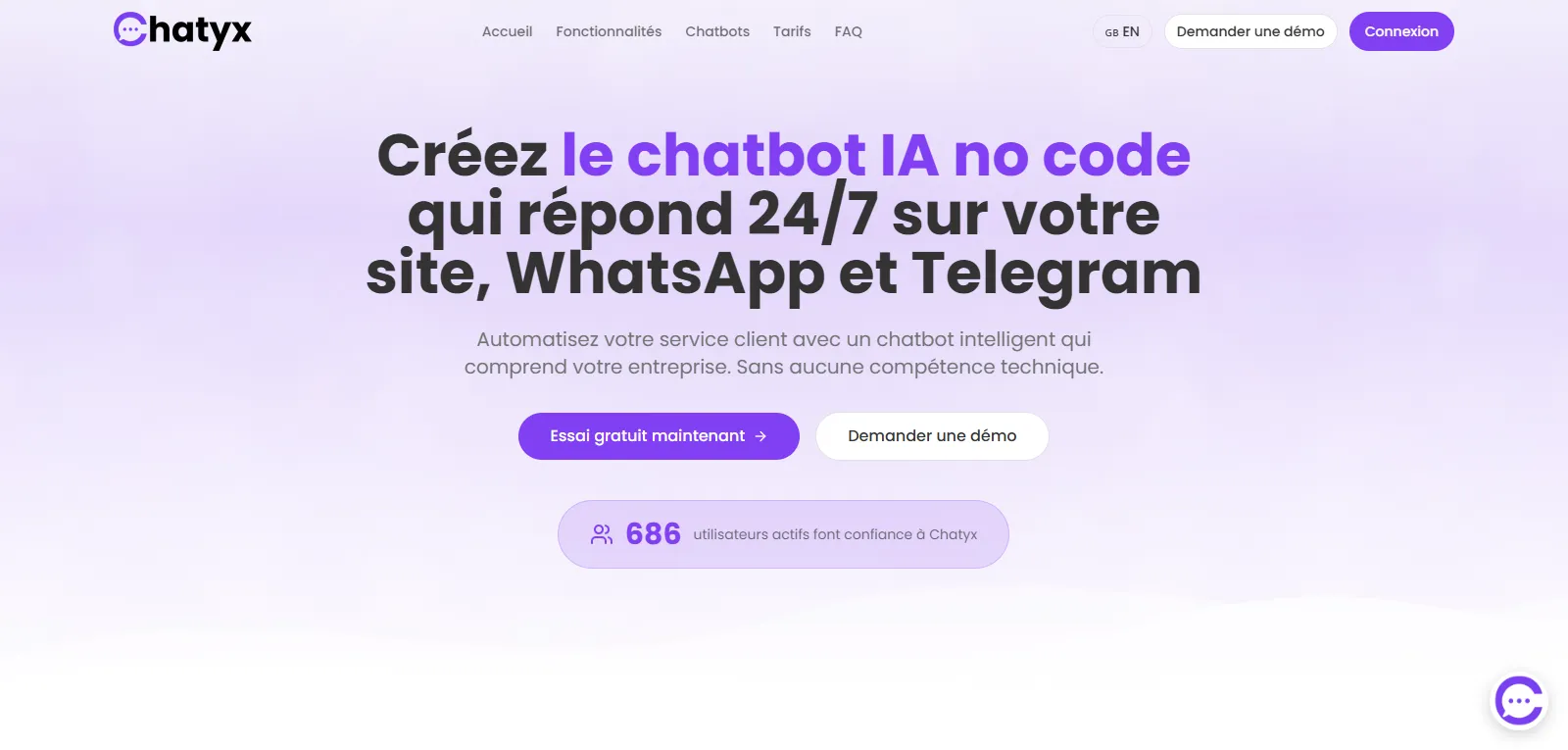 Capture d'écran de Chatyx