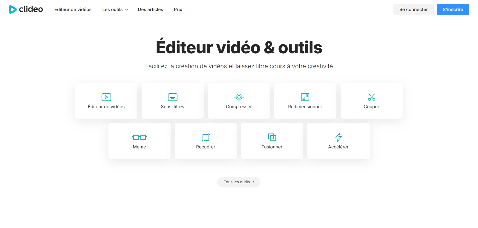 Screenshot de Clideo