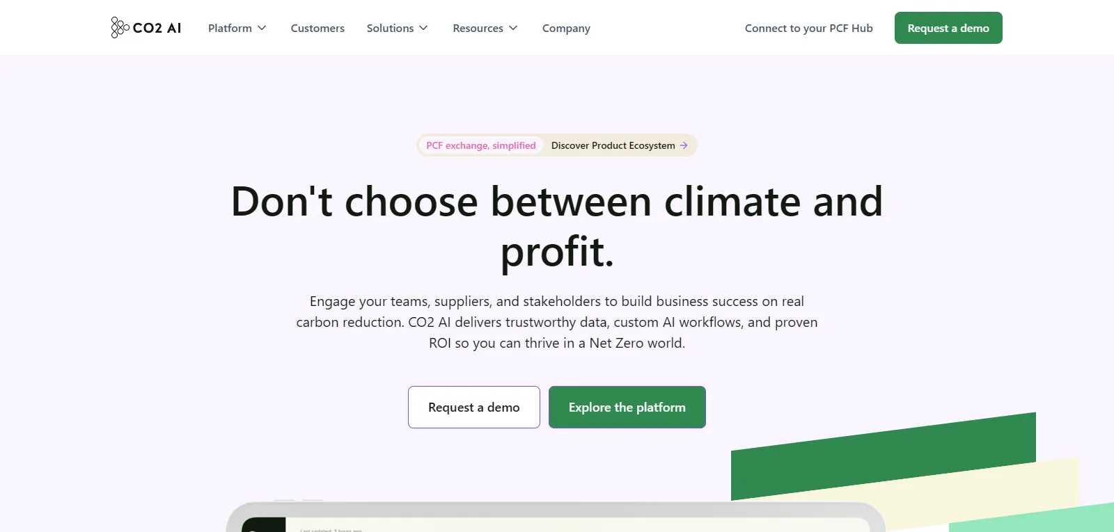 Capture d'écran de CO2 AI