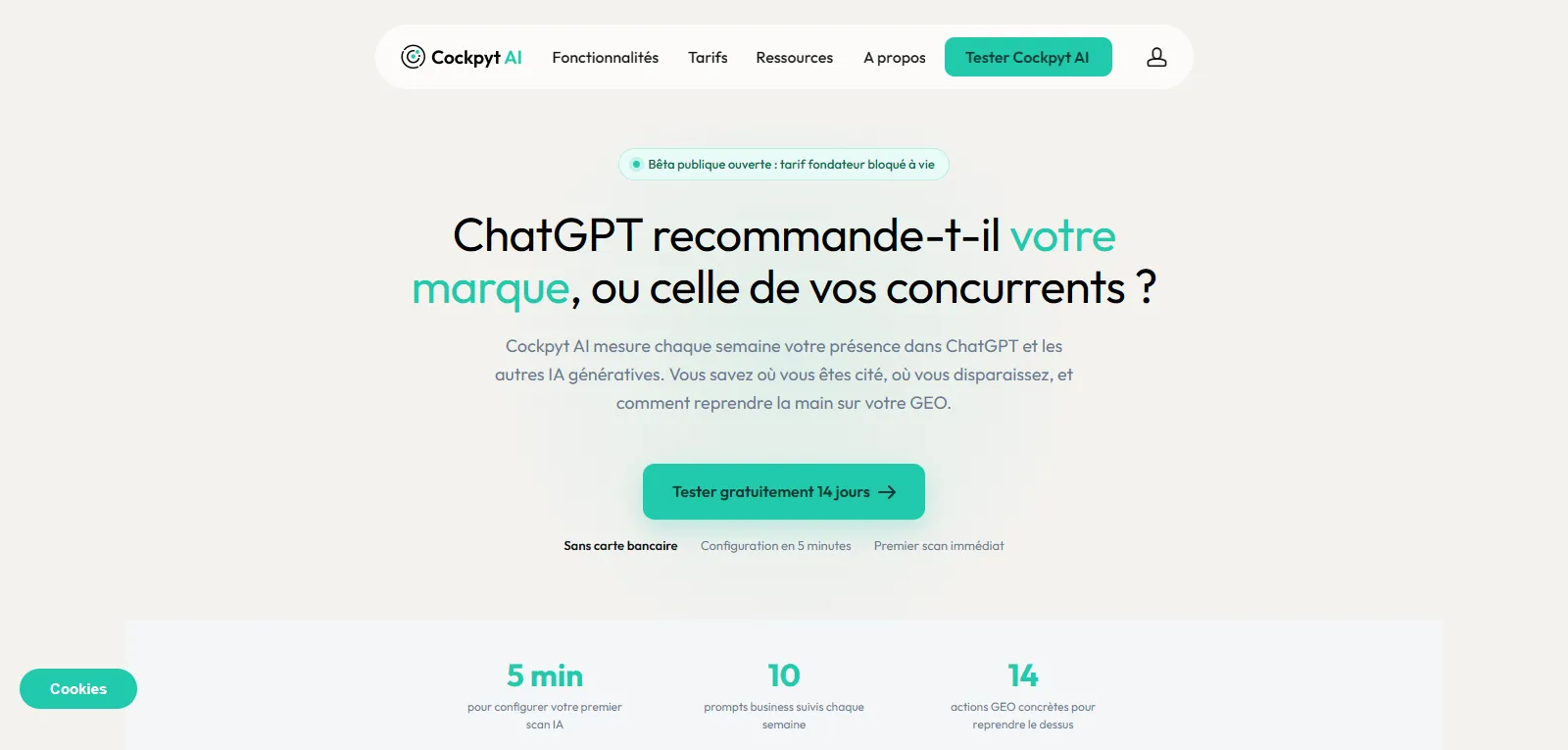 Capture d'écran de Cockpyt AI