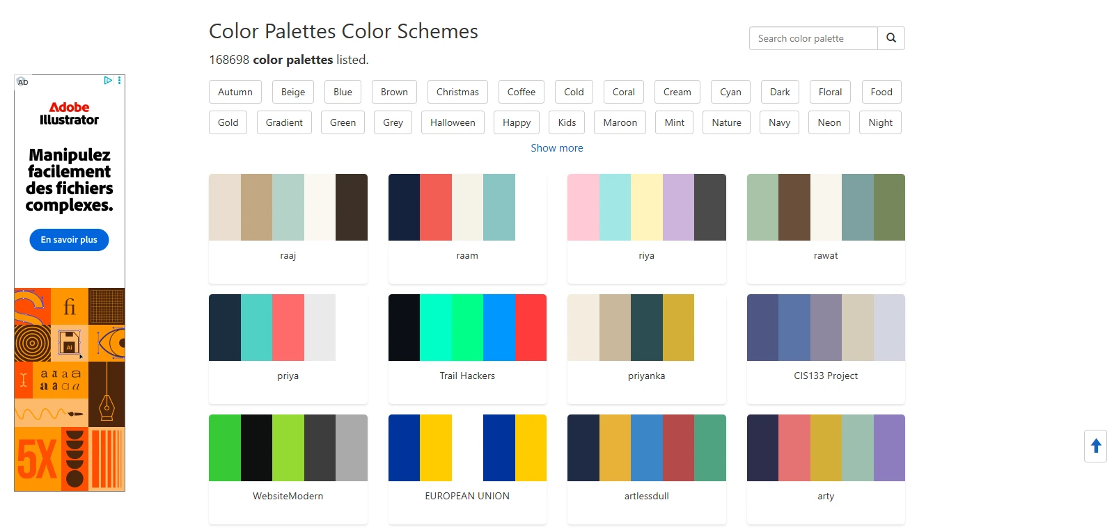 Screenshot de color-hex