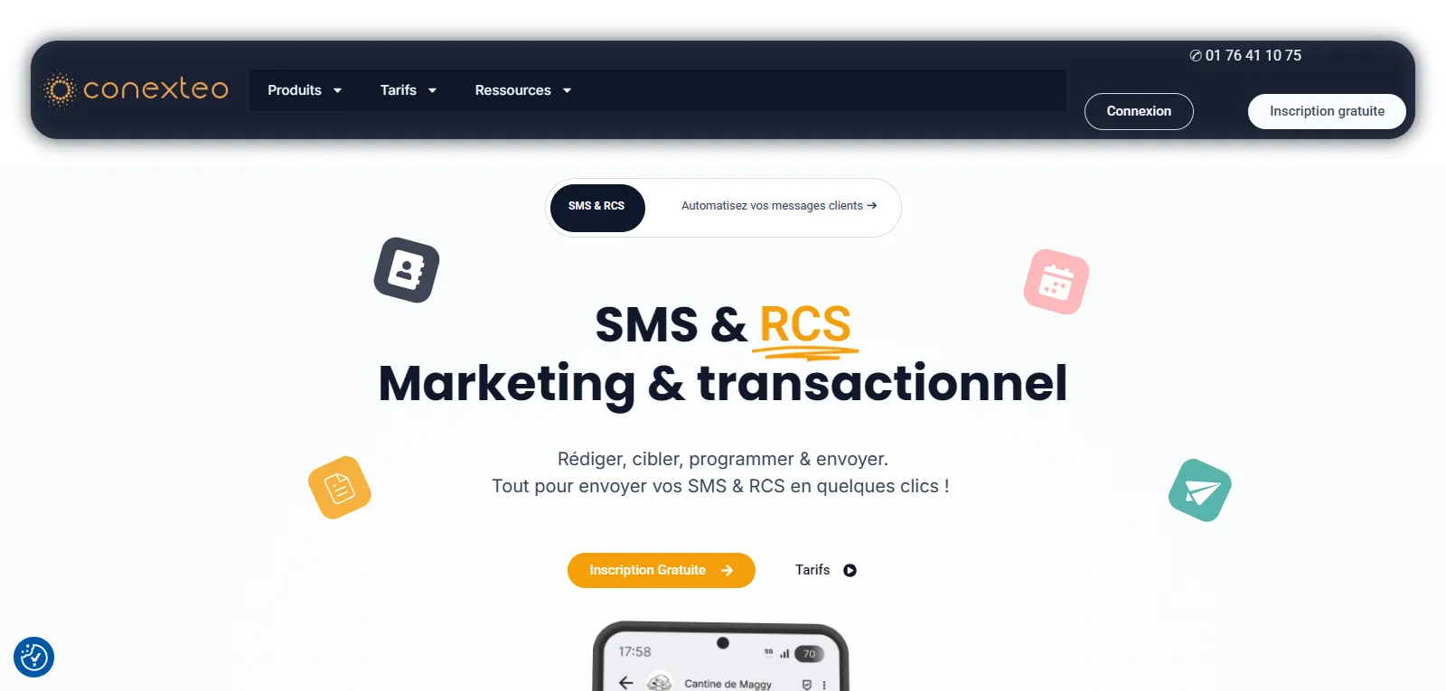 Capture d'écran de Conexteo