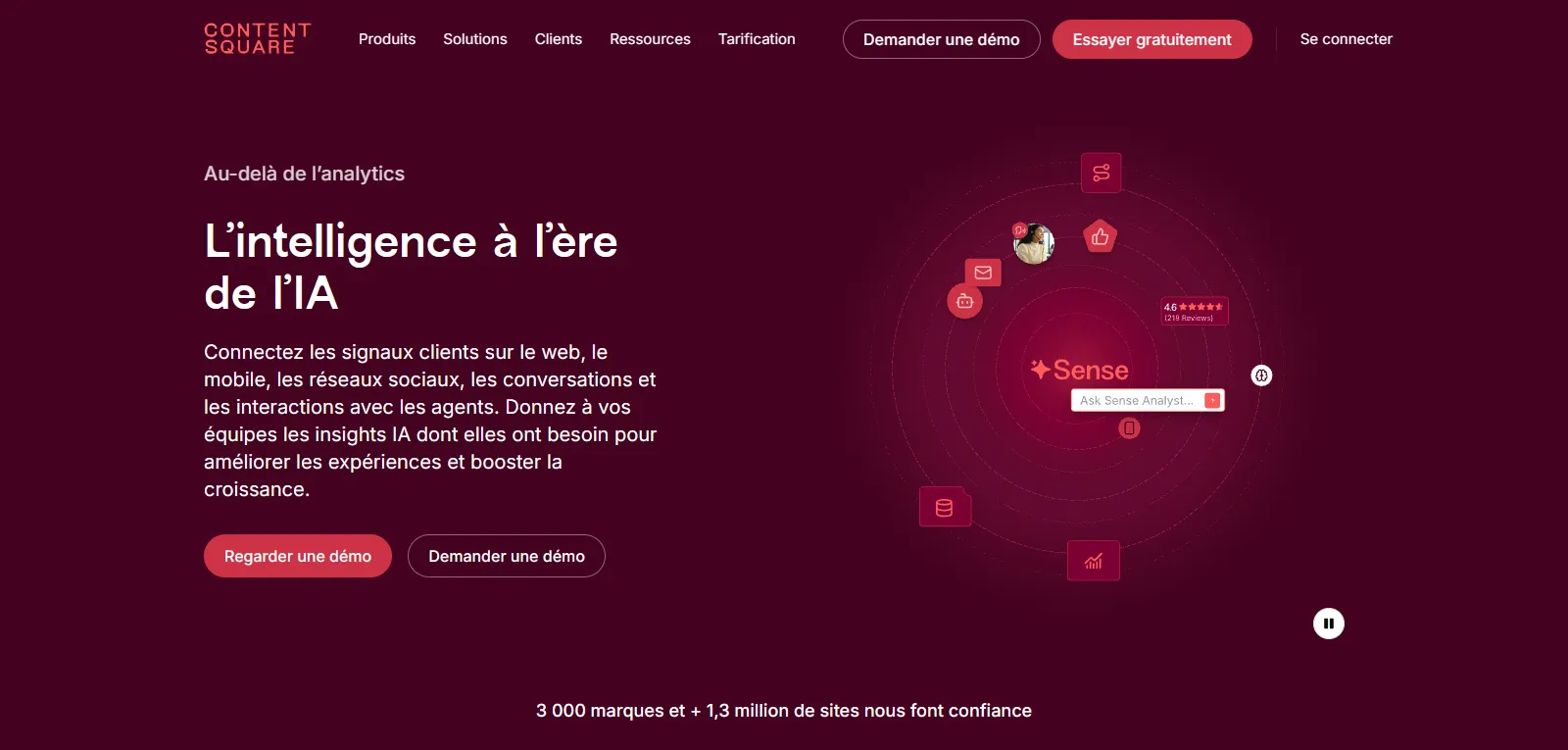 Capture d'écran de Contentsquare