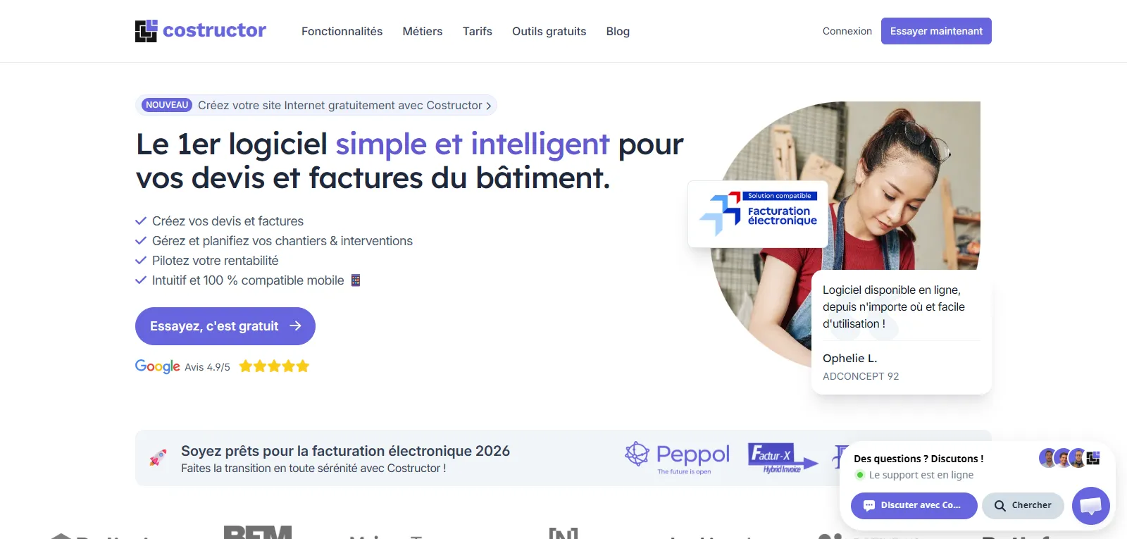 Capture d'écran de Costructor