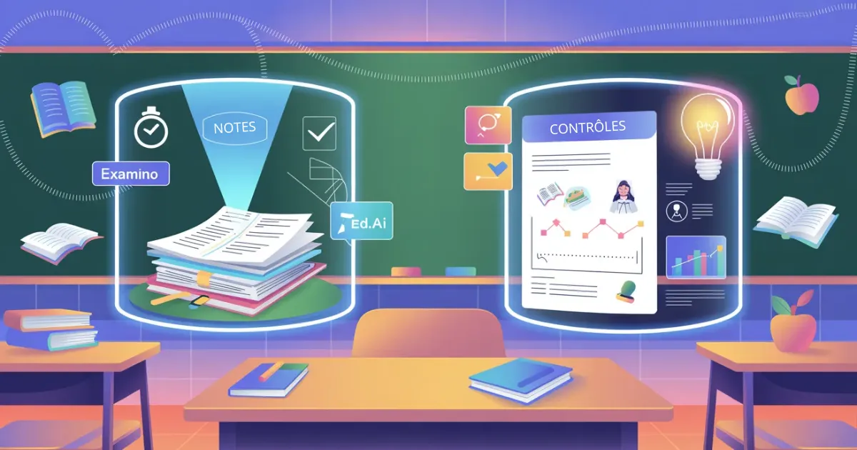 Examino & Ed.ai : corrigez moins, enseignez mieux