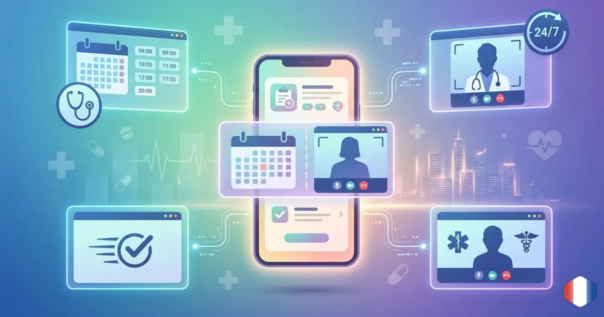Prise de rendez-vous médical en ligne : comparatif des plateformes