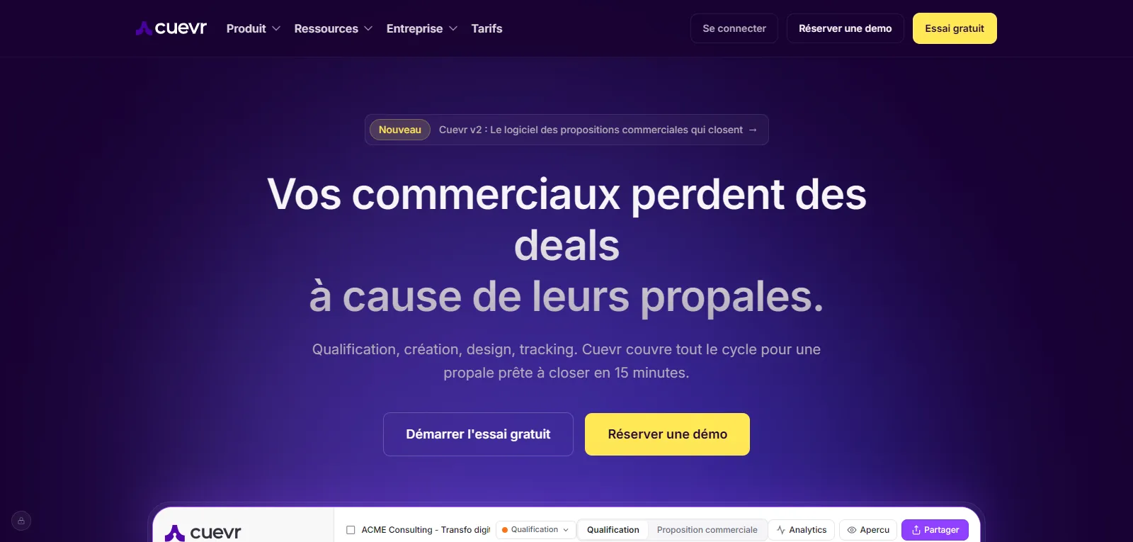 Capture d'écran de Cuevr