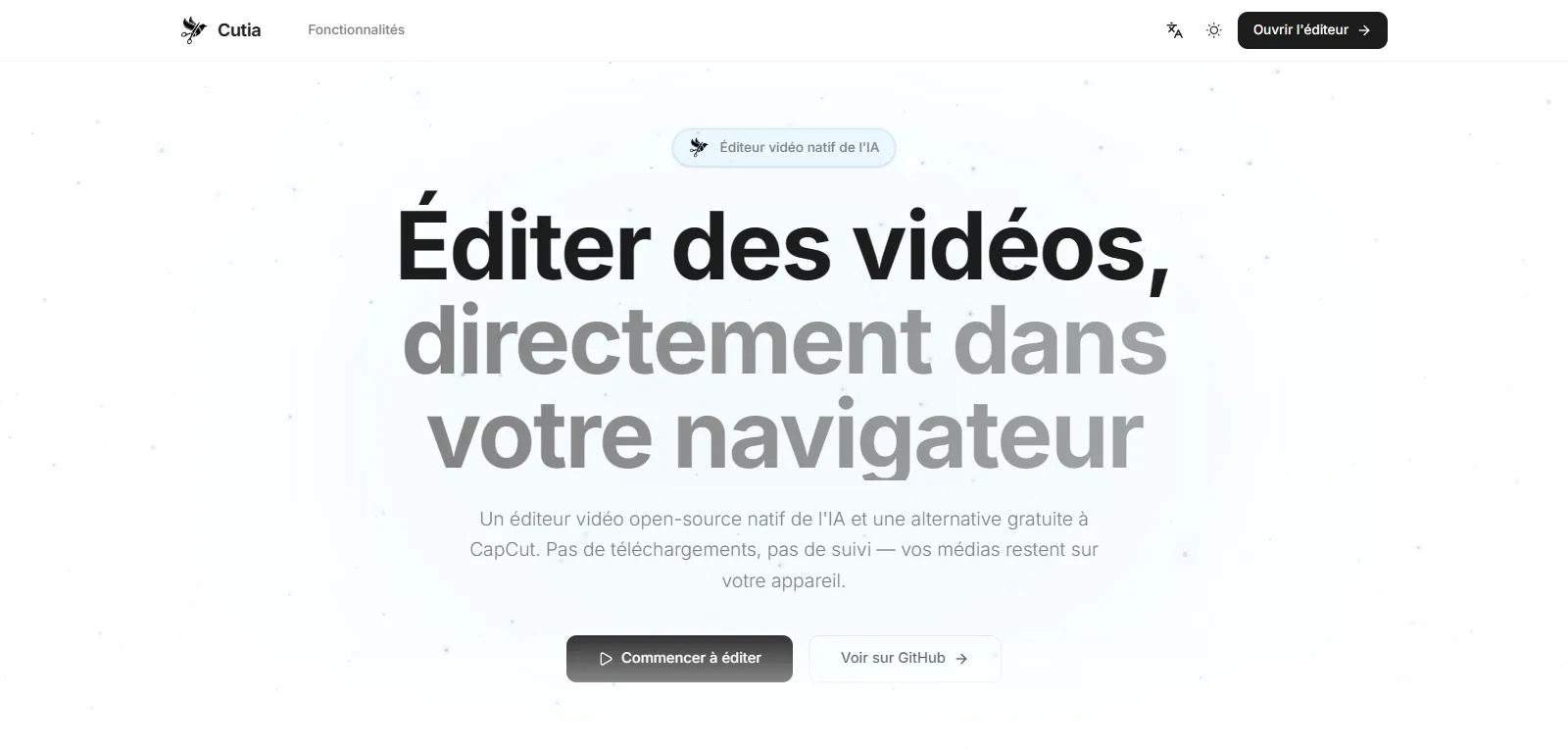 Capture d'écran de Cutia