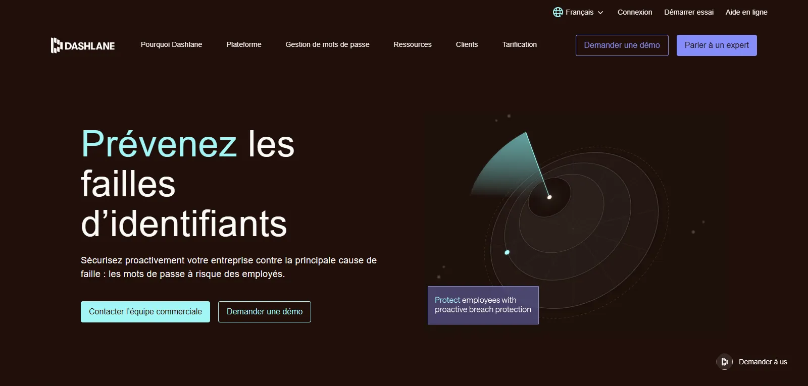 Capture d'écran de Dashlane