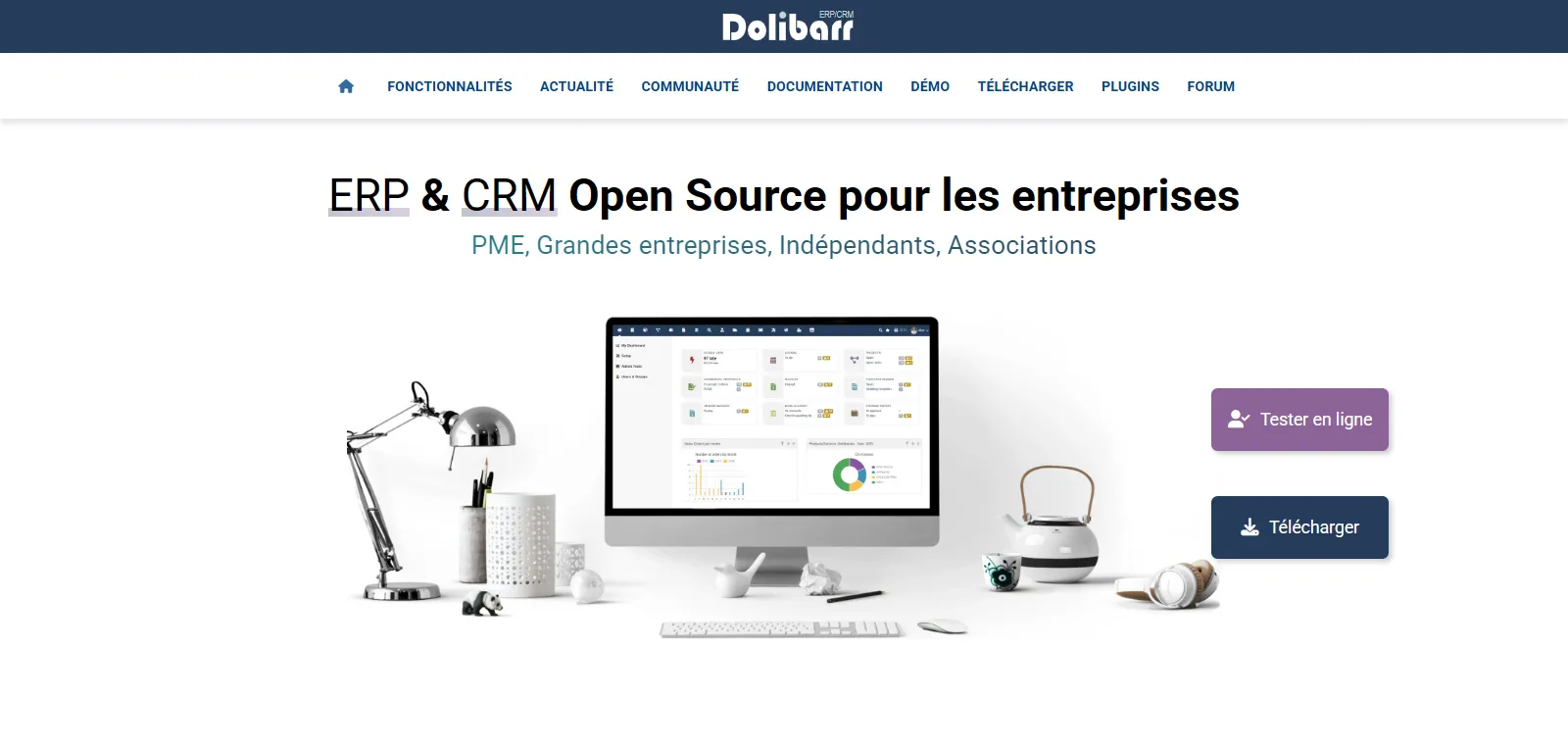 Interface de gestion des stocks Dolibarr
