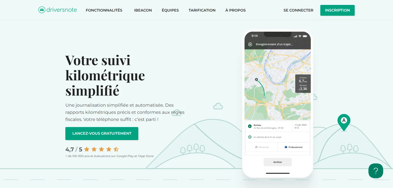 Capture d'écran de Driversnote