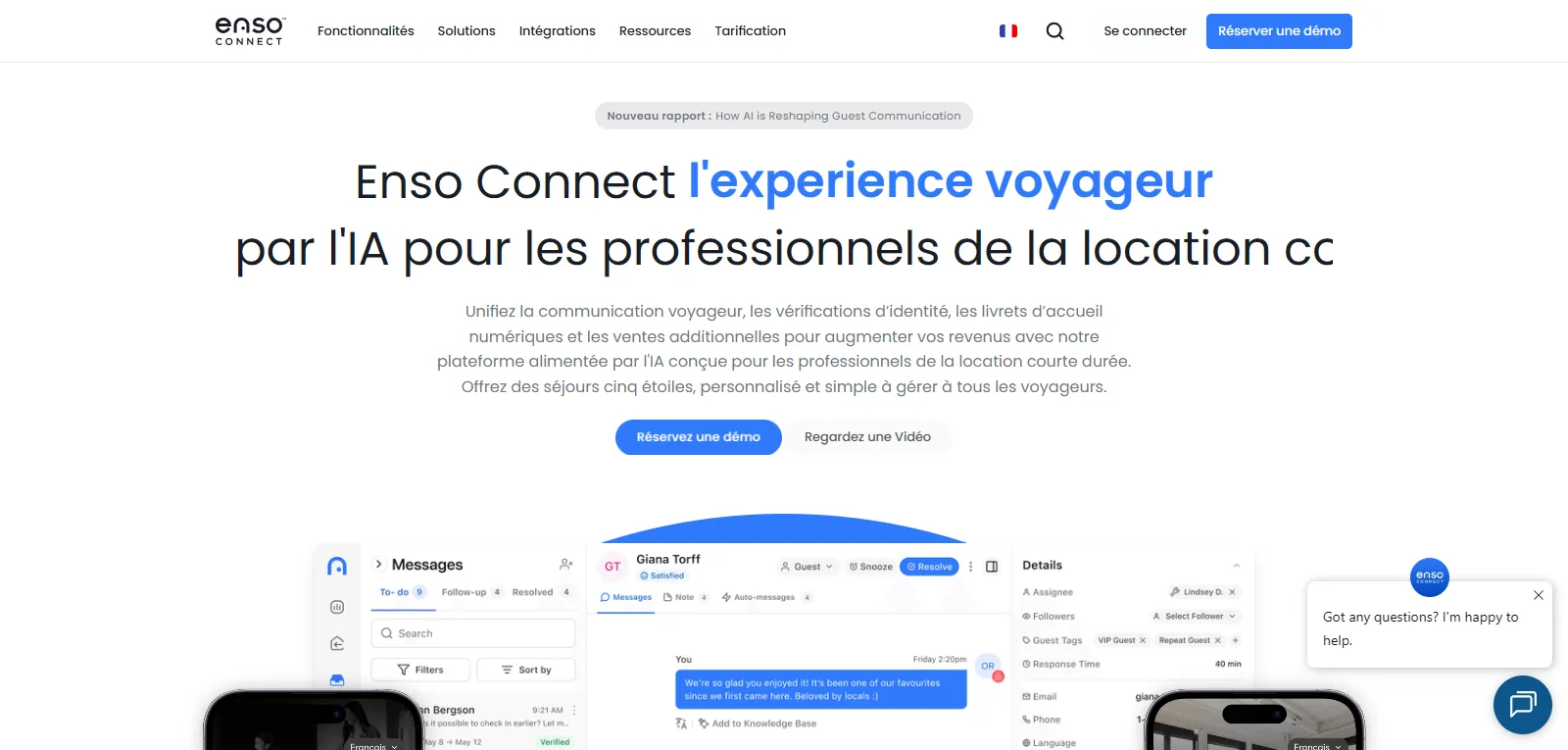 Enso Connect : Plateforme expérience voyageur IA hôtellerie