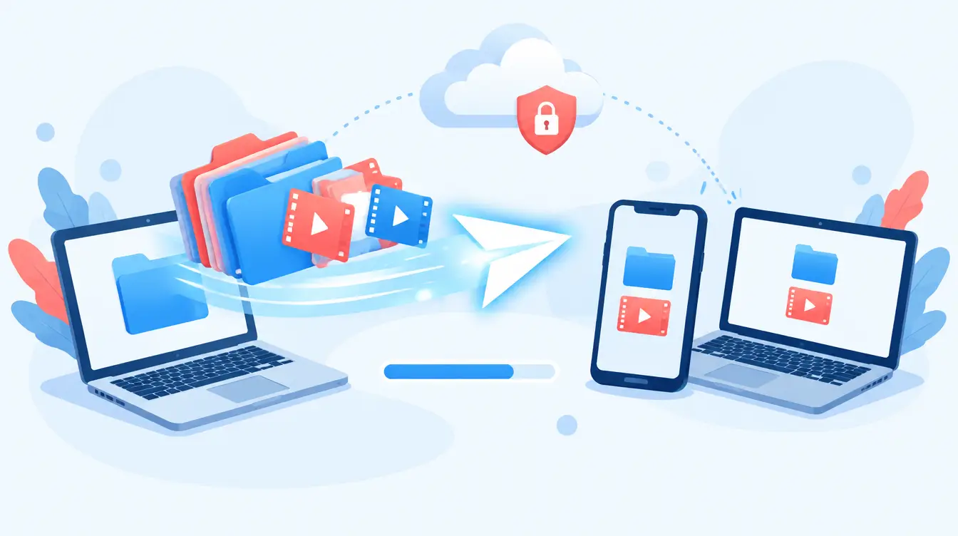 Envoyer de gros fichiers gratuitement depuis un ordinateur vers un téléphone et un autre ordinateur
