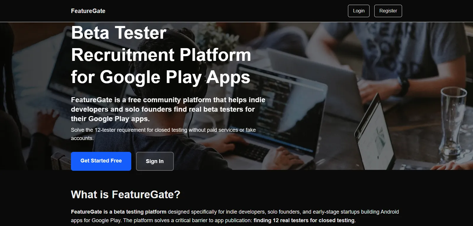 FeatureGate, communauté d'échange de testeurs beta Android