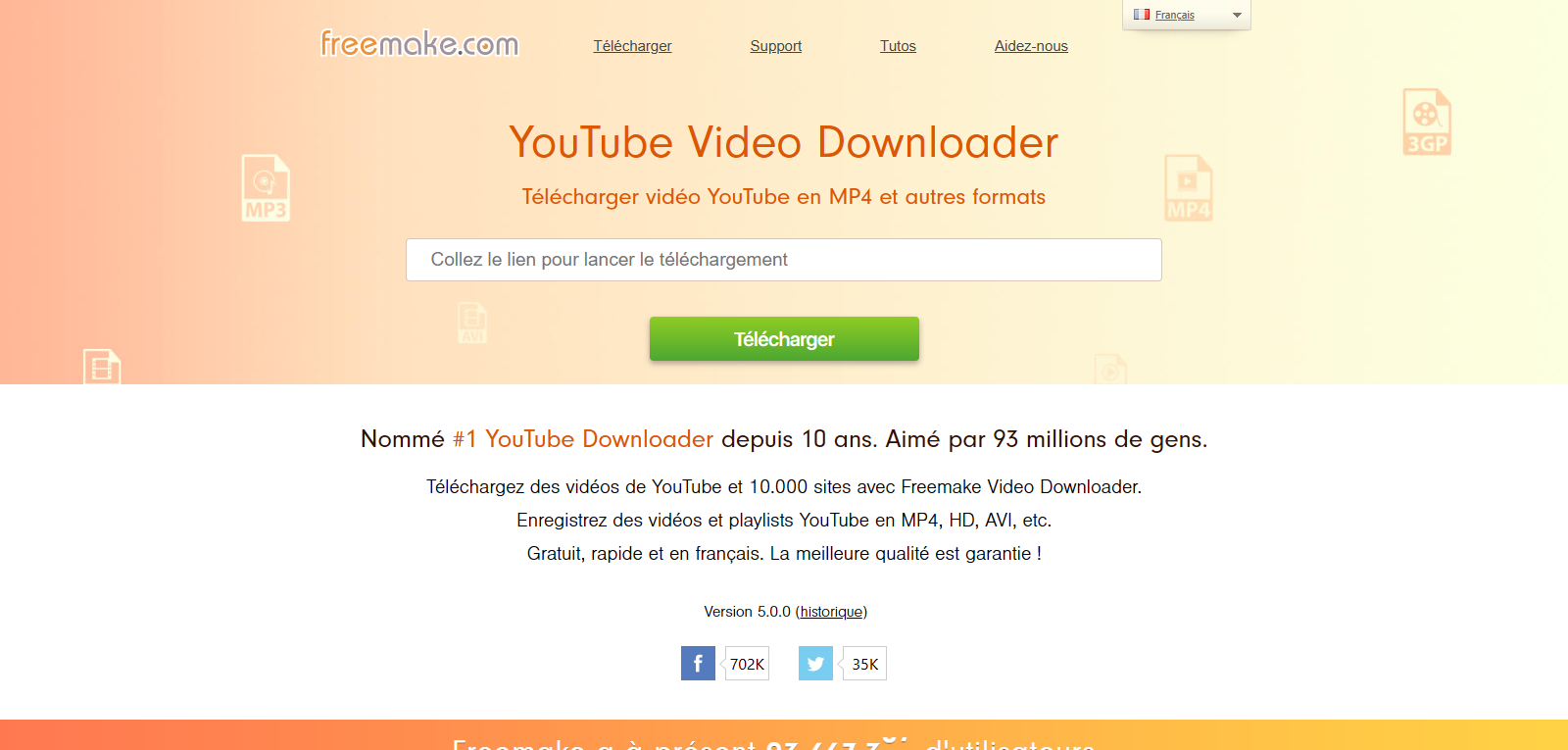 Screenshot de Freemake