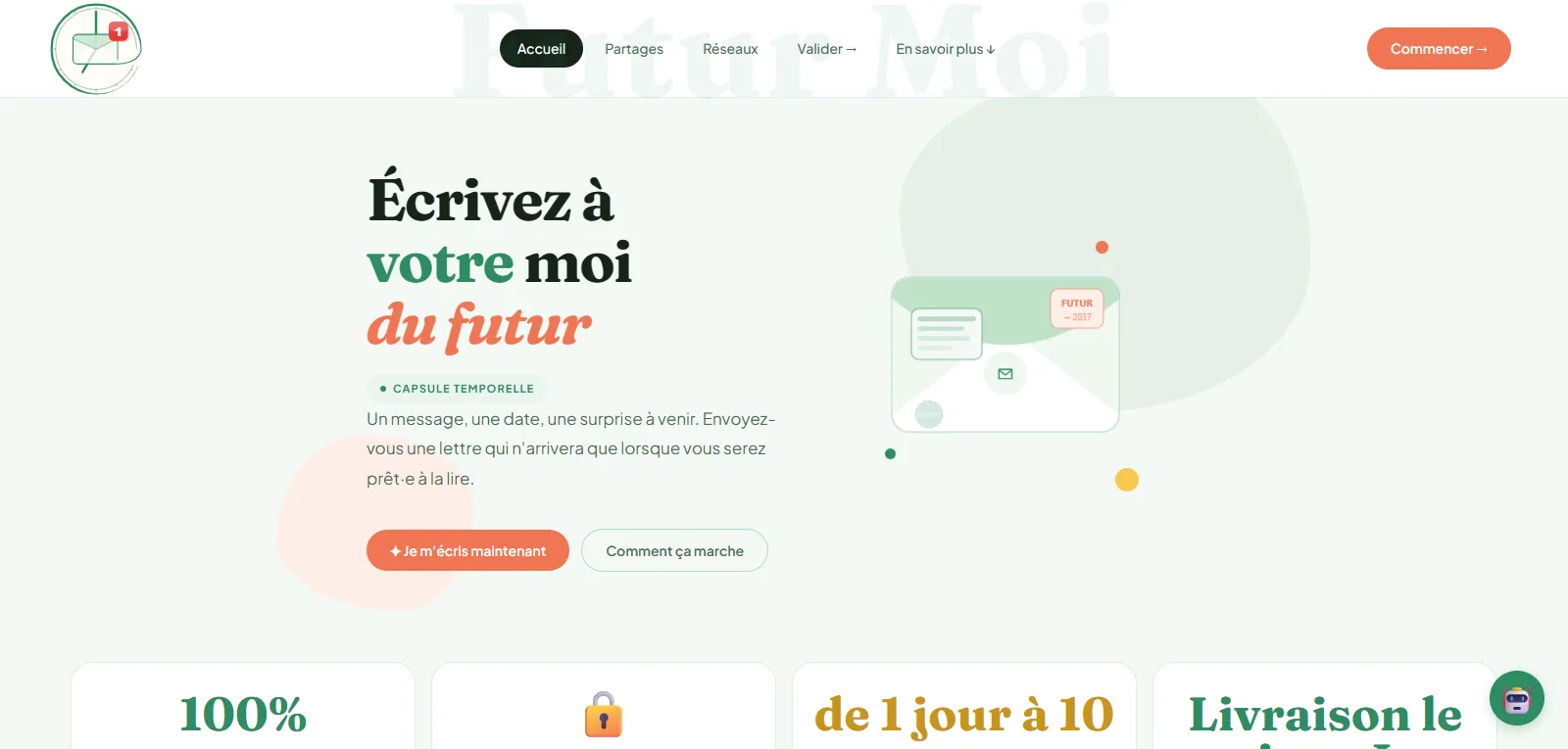Capture d'écran de FuturMoi