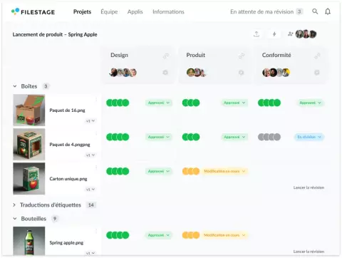 Filestage — aperçu 2