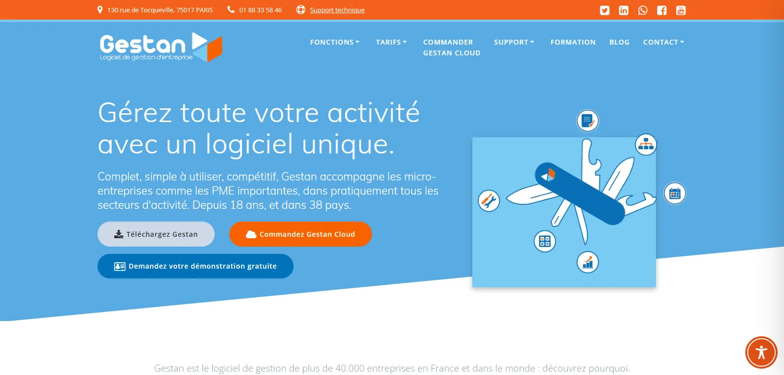 Capture d'écran de Gestan
