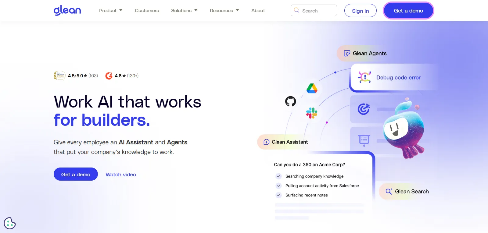 Capture d'écran de Glean