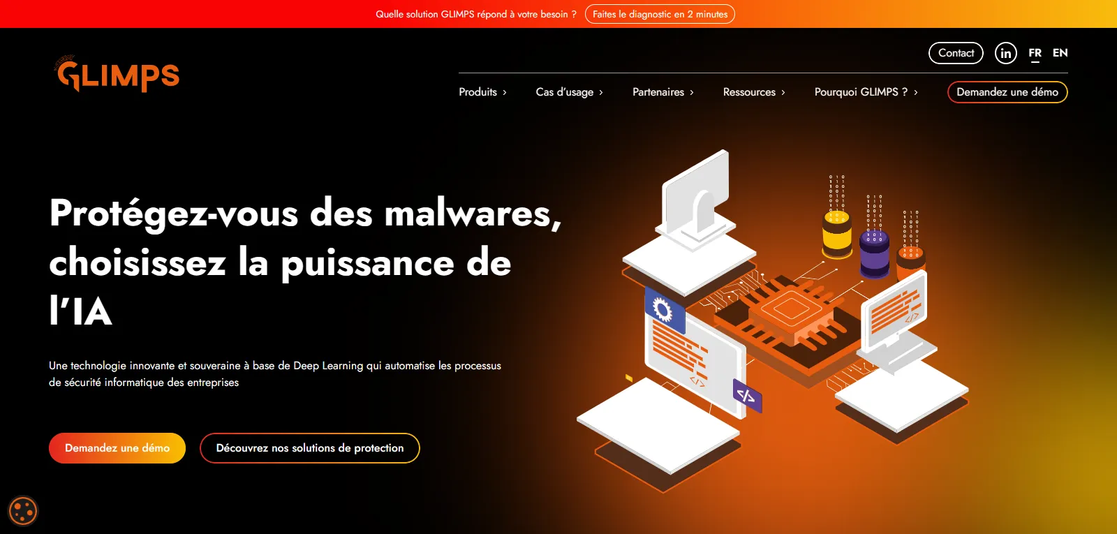 Capture d'écran de Glimps