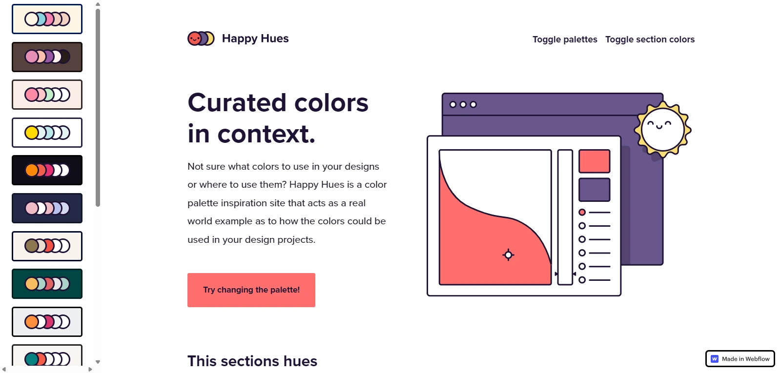 Screenshot de happyhues