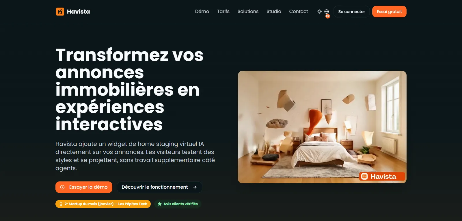 Capture d'écran de Havista