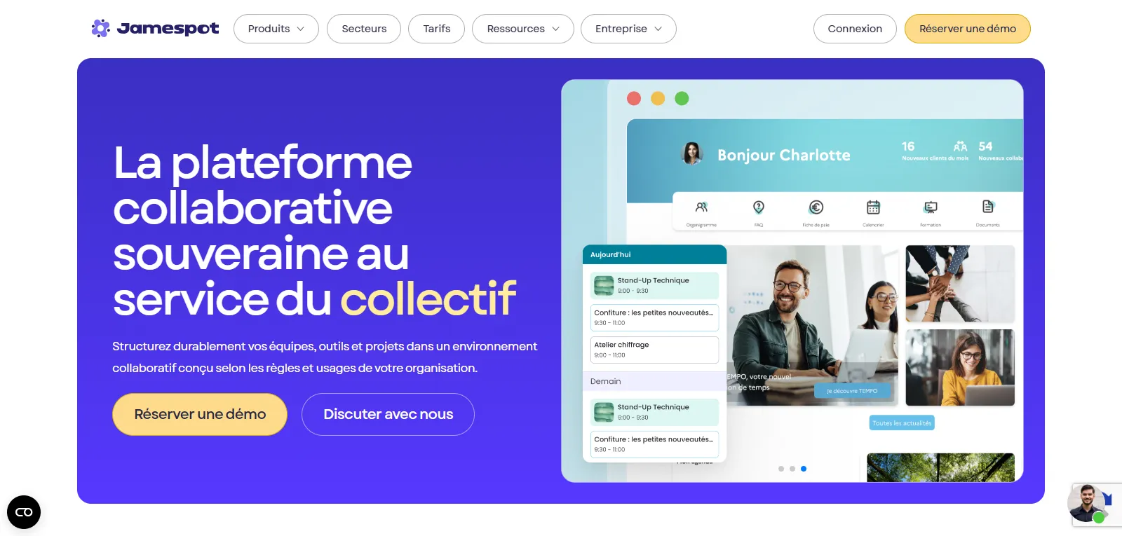Capture d'écran de Jamespot
