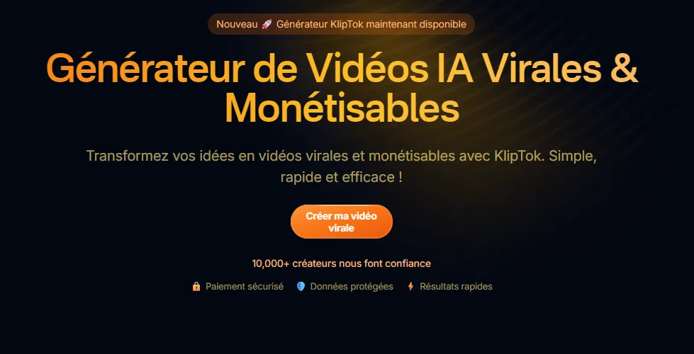 Générateur de Vidéos IA monétisables