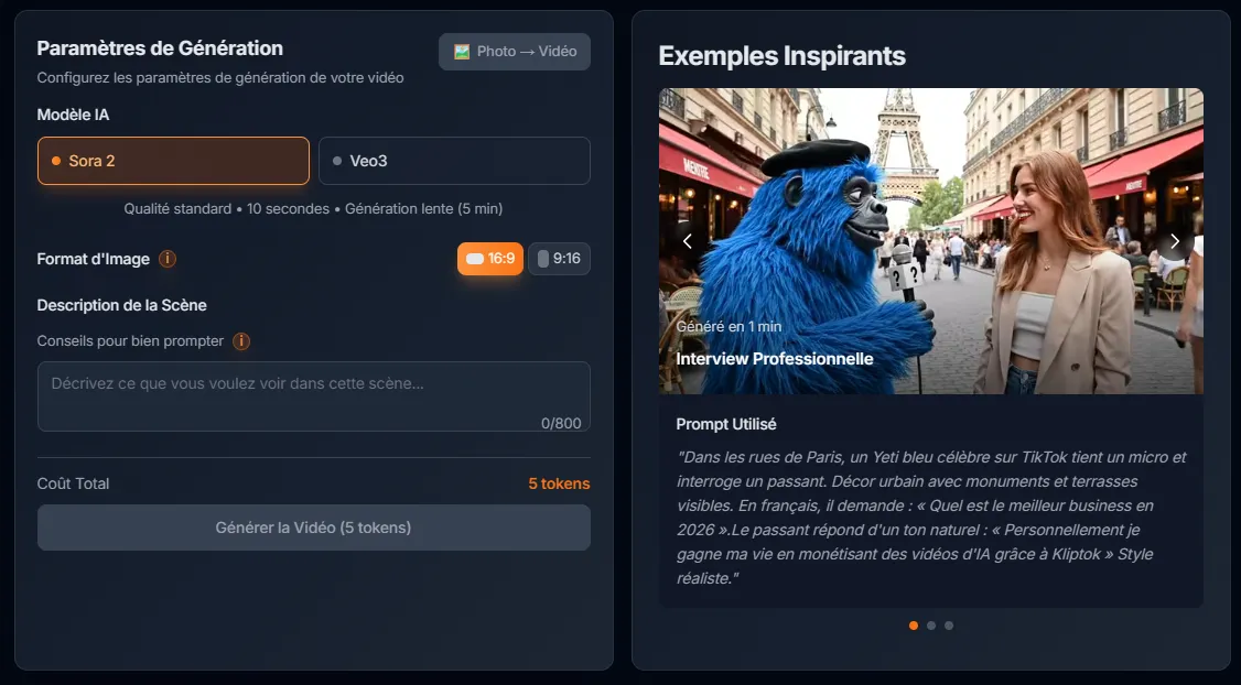 Avis Kliptok : utilisation de Sora 2 et Veo3