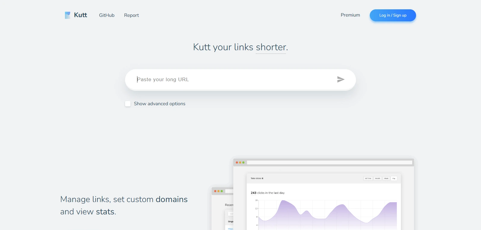 Screenshot de Kutt.it