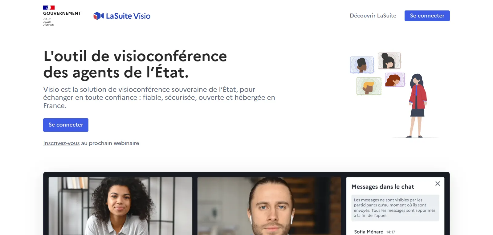 Capture d'écran de Visio