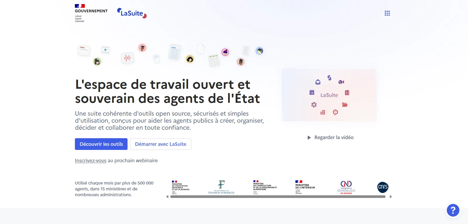 Capture d'écran de LaSuite 