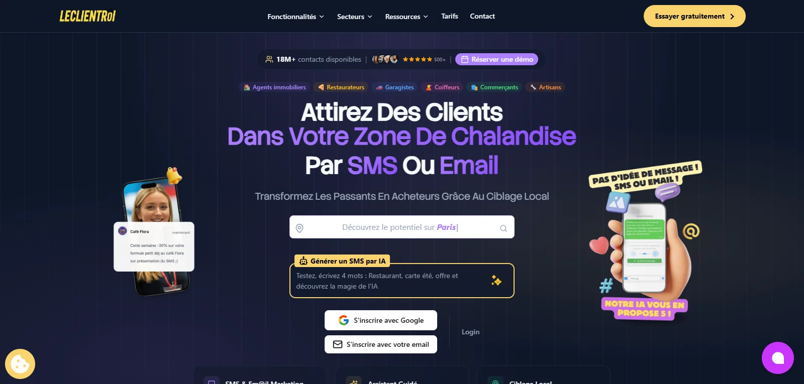 Capture d'écran de LeClientRoi