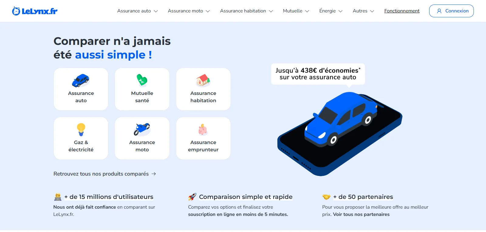 Capture d'écran de LeLynx