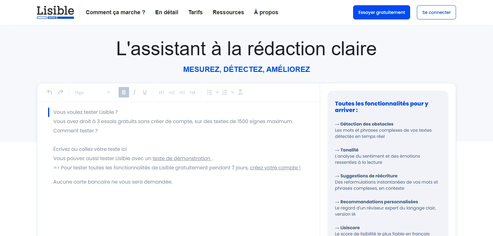 Capture d'écran de Lisible