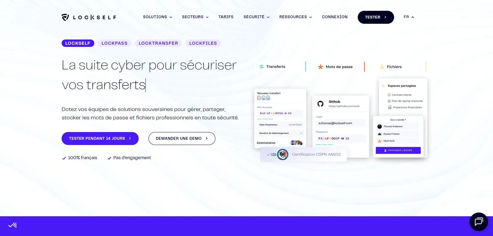 Capture d'écran de LockSelf