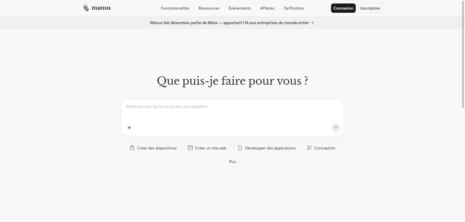 Capture d'écran de Manus