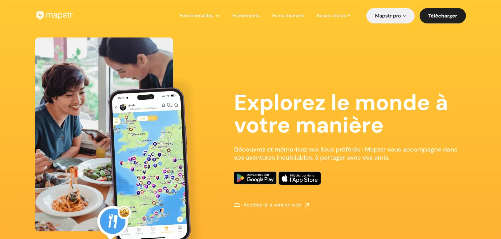 Capture d'écran de Mapstr