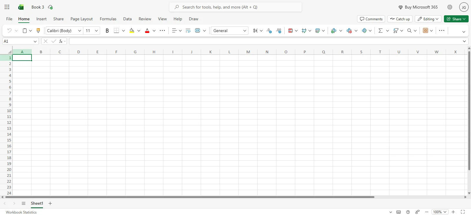 Capture d'écran de Microsoft Excel