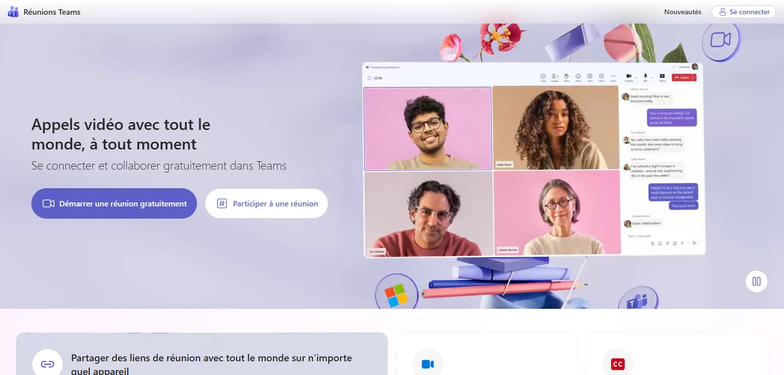 Capture d'écran de Microsoft Teams